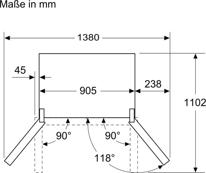 Produktbild Bosch Hausgeräte KFN96VPEA (605 l)
