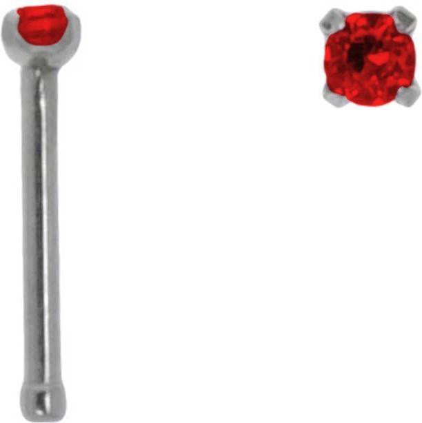 Actual product image Bijouteria Nose piercing (Surgical steel 316L, Crystal)