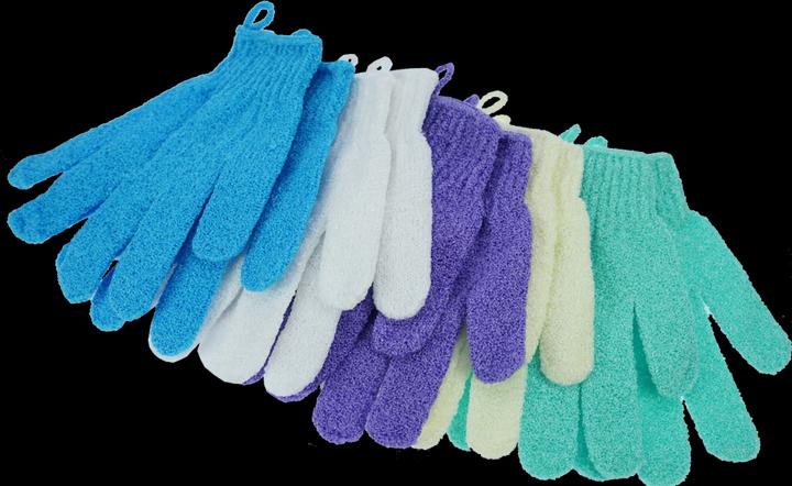 Produktbild Massage-Handschuh (Paar) - Nylon, sortierte Farben, passend für alle Grössen