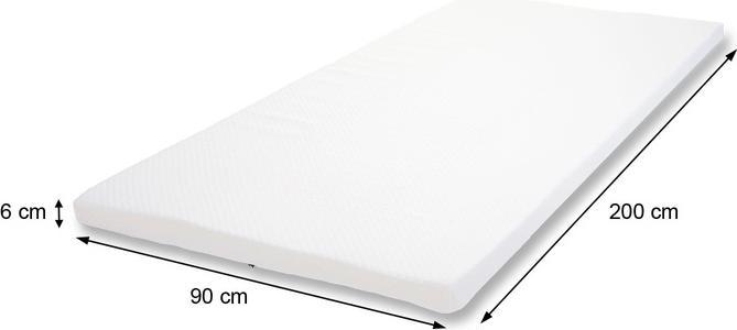 Immagine prodotto Swisshandel24 Topper per materasso (90 x 200 cm)