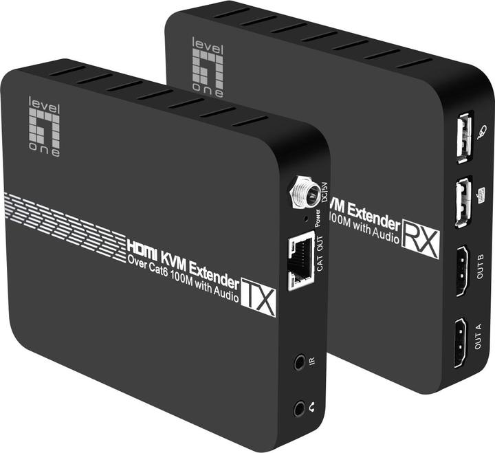 Actual product image LevelOne HDMI over Extender kit