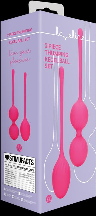 Image du produit Shots 2 Piece Thumping Kegel Ball Set - Wild Strawberry