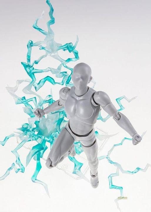 Actual product image Bandai Namco Tamashii Effect Action Figure Accessories Thunder Green Version for S.H.Figuarts