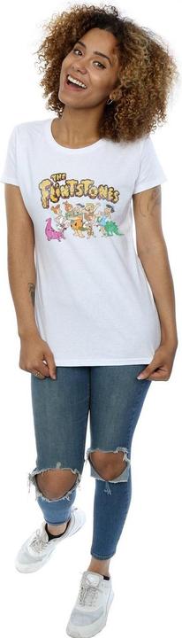 Immagine prodotto The Flintstones Group Distressed Maglietta Donna (L)