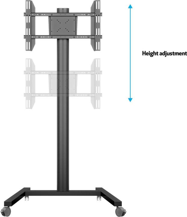 Actual product image Multibrackets M Display Stand 180 Single Black (Device-specific, 63", 50 kg)