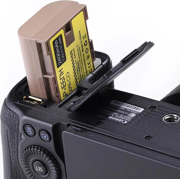 Ulanzi Canon LP E6NH Type Lithium Ion Battery With USB C Charging Port (2400mAh) (Kamera Akku)