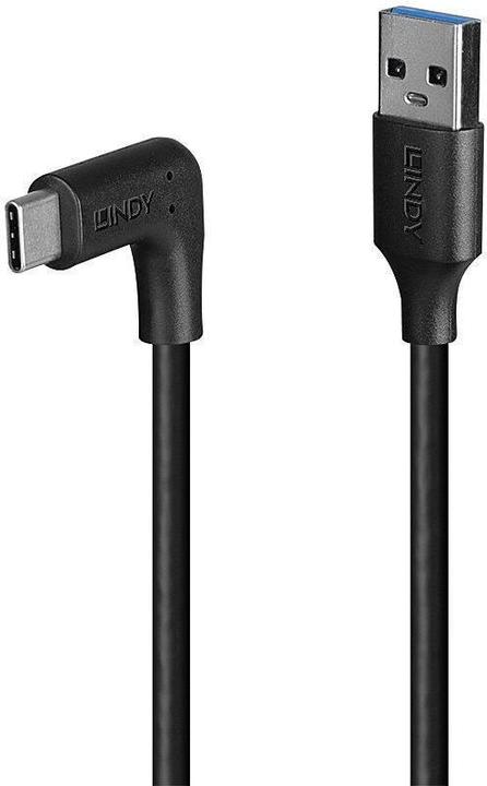 Produktbild Lindy 1.5m USB 3.2 Typ A an C Kabel 90° gewinkelt (32014) (1.50 m, USB 3.2 Gen 2)