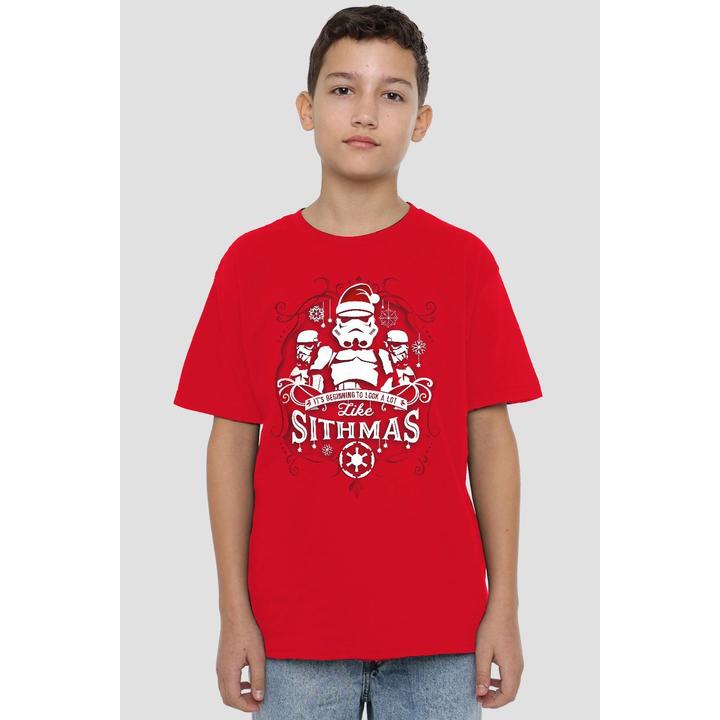 Actual product image Star Wars Childrens/Kids Beginning To Look A Lot Like Sithmus Christmas T-Shirt (152, 158)