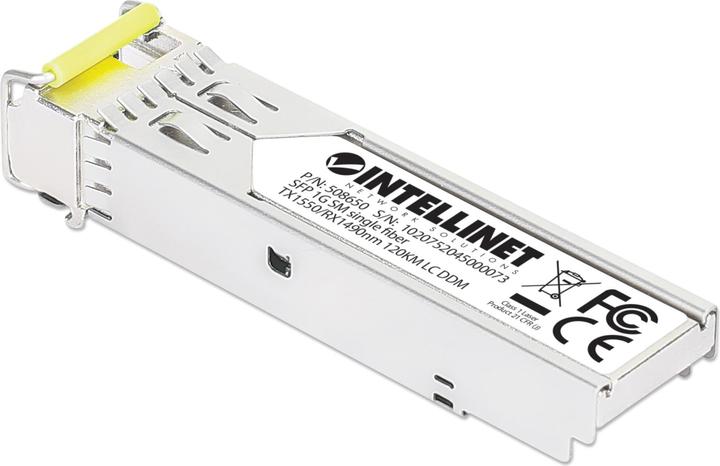 Actual product image Intellinet Gigabit SFP Mini-GBIC Transceiver WDM bidirectional for fibre optic cable