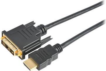 Produktbild Prokord HDMI-kabel 10m HDMI Han DVI-D (10 m, HDMI)