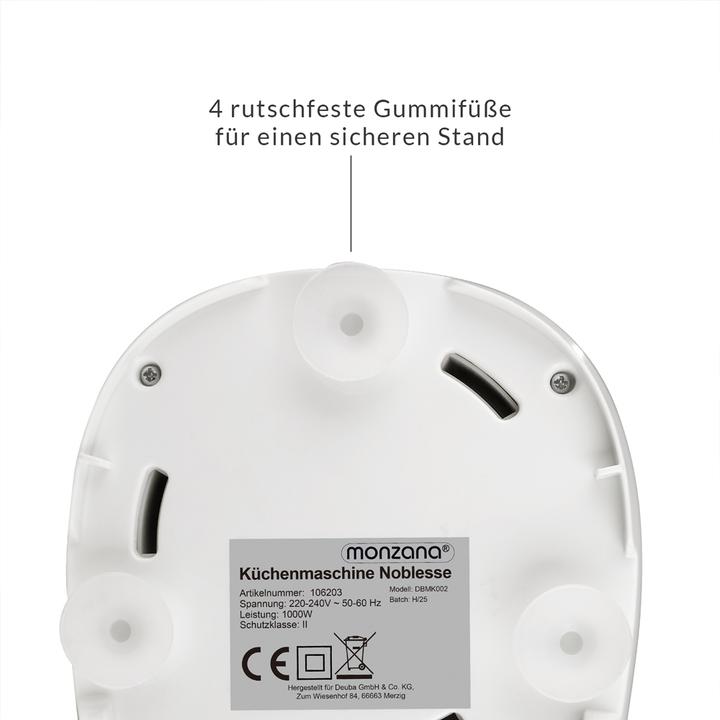 Image du produit Monzana Machine à pâte (1000 W)