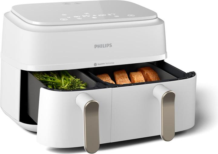 Actual product image Philips Dual Basket Airfryer NA353/19 (CH plug)