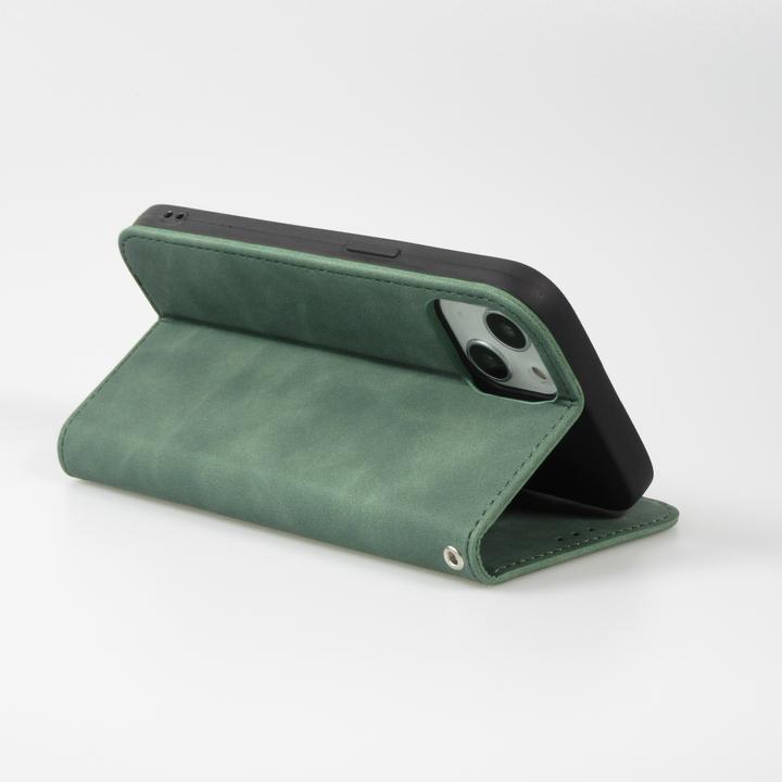 Image du produit PhoneLook Etui cuir Flip Wallet vintage avec fermeture aimantée et compartiment cartes (Apple iPhone 13)