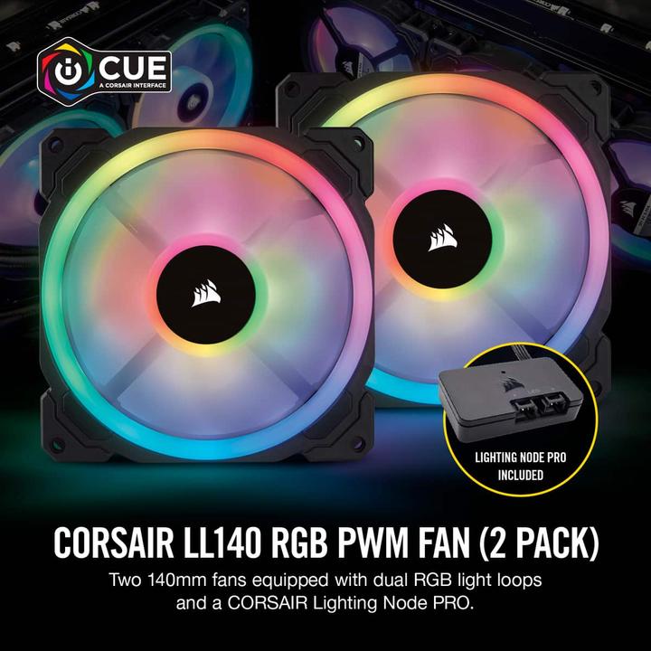 Produktbild Corsair Ll140 (140 mm, 2 x)