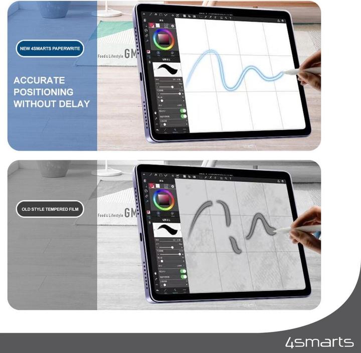 Actual product image 4smarts Paperwrite (1 Piece, iPad Pro 11 2022 (4th Gen), iPad Pro 11 2021 (3rd Gen), iPad Pro 11 2020 (2. Gen), iPad Pro 11 2018 (1. Gen), IPad Air 10.9)