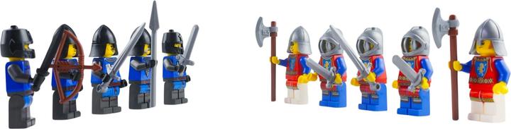 Produktbild LEGO Ritter Minifiguren Set 5 Falkenritter vs. 5 Loewenritter - NEU! Figuren 10x