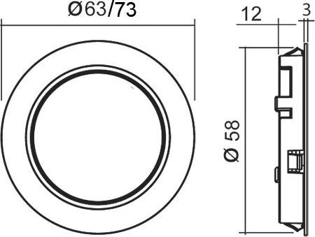 Actual product image L&S LED recessed luminaire set Emotion Moonlight 12 V (495 lm)