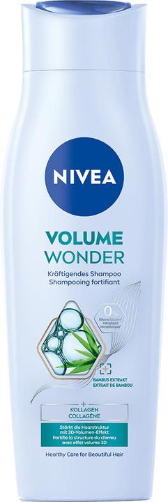 Actual product image NIVEA VOLUMEN & KRAFT Shampoo 250 ml (250 ml, Liquid shampoo)