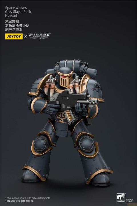 Produktbild Joy Toy Warhammer The Horus Heresy Actionfigur 1/18 Space Wolves Grey Slayer Pack Huscarl 12 cm