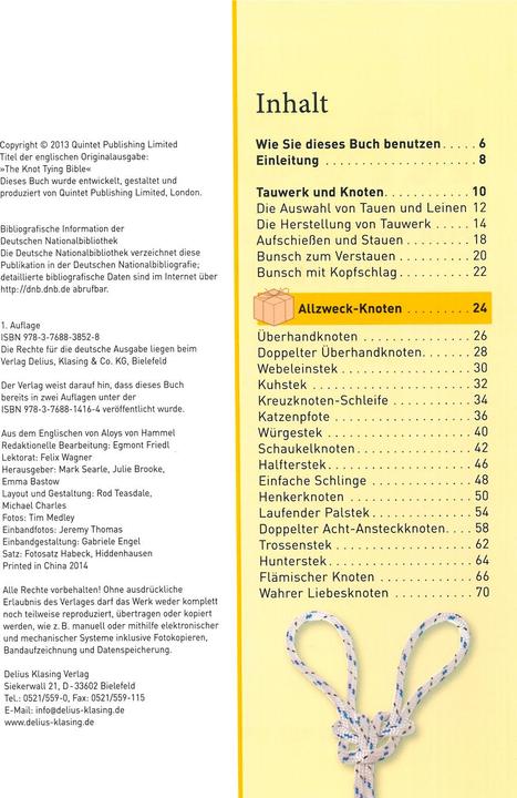 Produktbild Knoten (Deutsch, Colin Jarman, 2014)