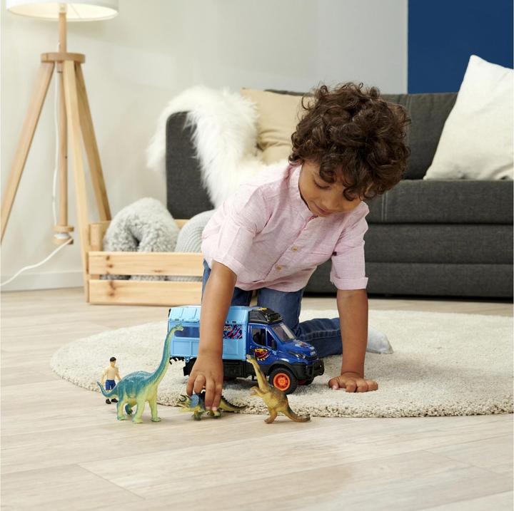 Actual product image Dickie Dino World Lab Truck playset
