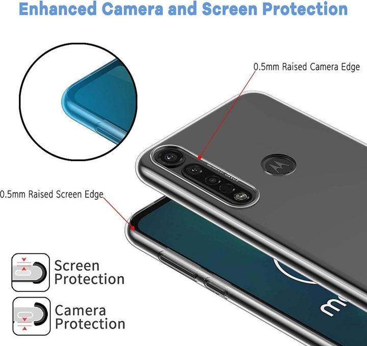 Produktbild Screenguard Motorola Moto G8 Plus Flexible TPU Clear Case (Motorola Moto G8 Plus)