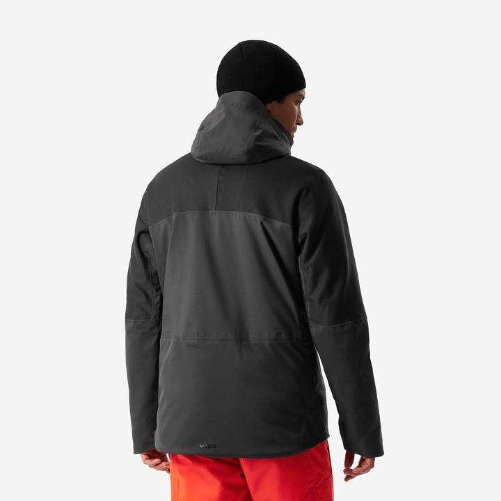 Actual product image Wedze Men's waterproof and hardwearing ski jacket - 500 Sport black (L)