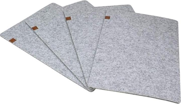 Image du produit Justinus Sets de table en feutre 40x30 cm Lifestyle Gris (45 x 30 cm)