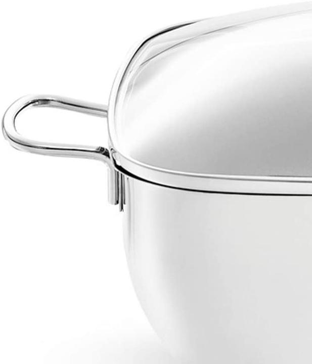 Actual product image Fissler Secural® Roaster 28cm square with glass (21.50 cm, Casserole + Stewpot, Stainless steel)
