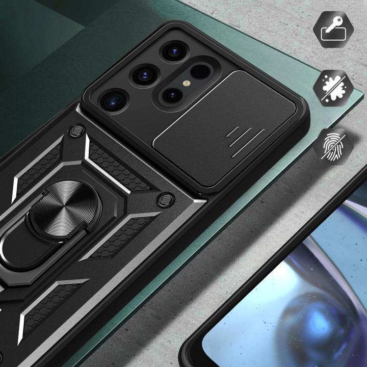 Immagine prodotto Hurtel Hybrid Armor Camshield Case (Samsung Galaxy S24 Ultra)