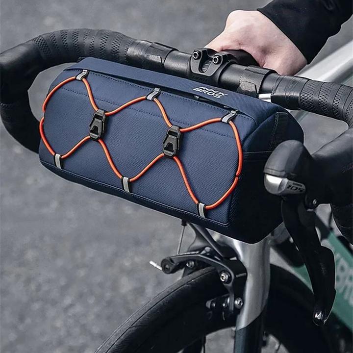 Actual product image Rockbros 30110054002 bicycle handlebar bag 2.2 l - blue (2.20 l, Handlebar bag)