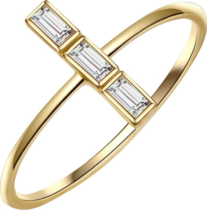 Immagine prodotto Glanzstücke München Donna Argento Cubico Zirconia Oro Giallo - 23588 (58, 925 Argento)