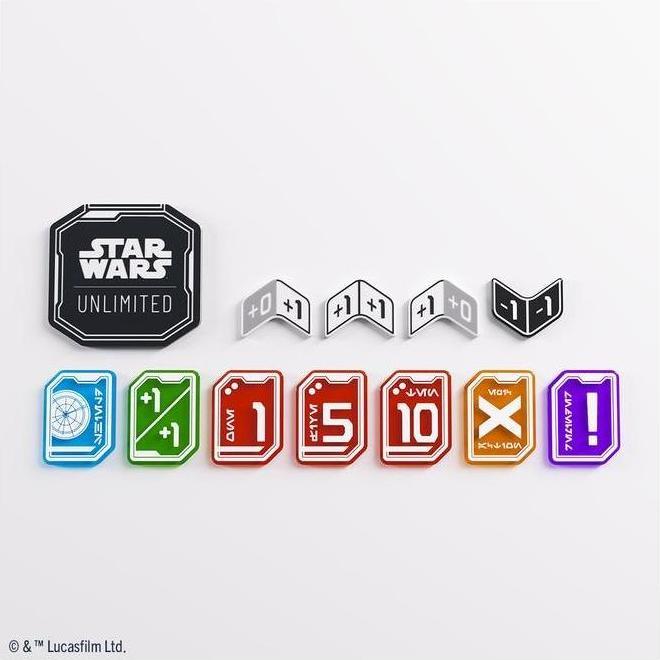 Actual product image Gamegenic Star Wars: Unlimited Acrylic Tokens