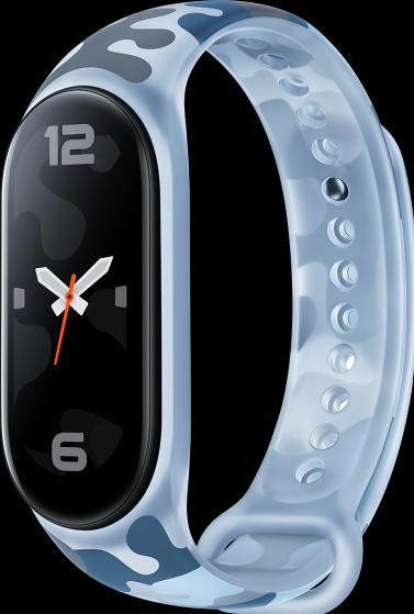 Actual product image Xiaomi Smart Band 7 Strap Khaki Blue (Thermoplastic polyurethane (TPU))