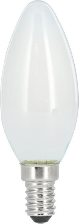 Xavax LED-Filament, E14, 470lm ersetzt 40W, Kerzenlampe, matt, Warmweiss, dimmbar (E14, 4 W, 470 lm, 1 x, E)