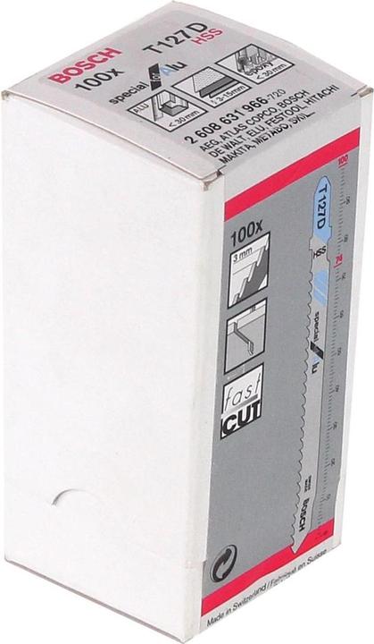 Produktbild Bosch Professional Zubehör PRO Alu T127D Stichsägeblatt, 100 mm, 100-tlg.