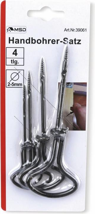 Actual product image Eneroid Hand drill set, 4 pieces