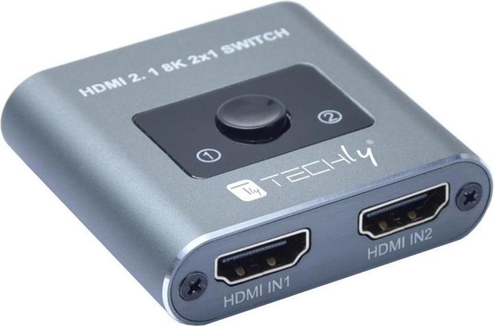 Actual product image Techly 2x1 HDMI 2.1 8K Switch