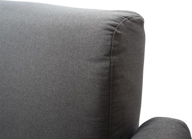 Produktbild Swisshandel24 Sofa, Couch Ecksofa, L-Form 3-Sitzer Liegefläche Schlaffunktion Stoff/Textil anthrazit-grau (Ecksofa)