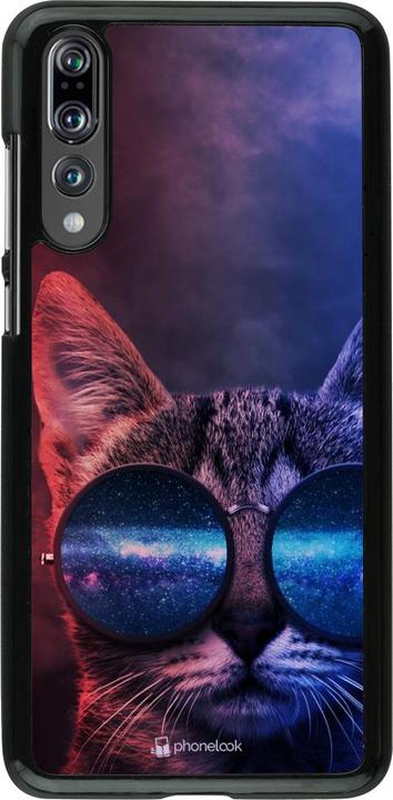 Immagine prodotto PhoneLook Copertina Occhiali da Gatto Rosso Blu (Huawei P20 Pro)