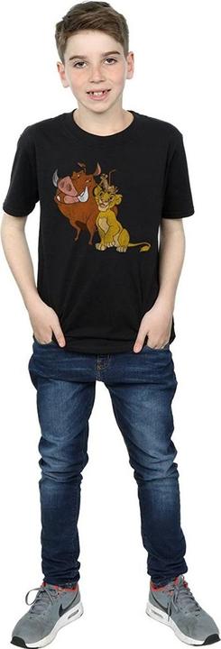 Actual product image The Lion King Boys Simba, Timon And Pumbaa Cotton T-Shirt (152, 158)