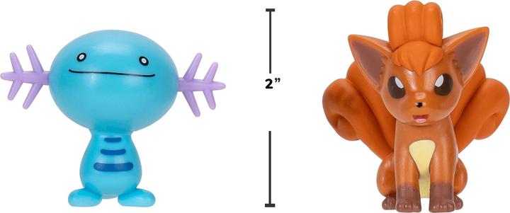 Actual product image Pokémon Battle Figure Set Figure 2-Pack Wooper & Vulpix