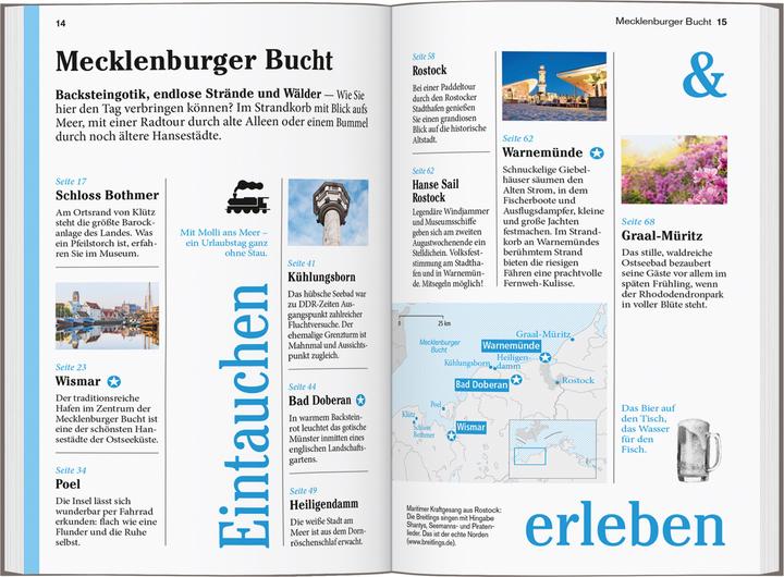 Image du produit Reise-Taschenbuch Reiseführer Ostseeküste Mecklenburg-Vorpommern (Allemand, Claudia Banck, 2024)