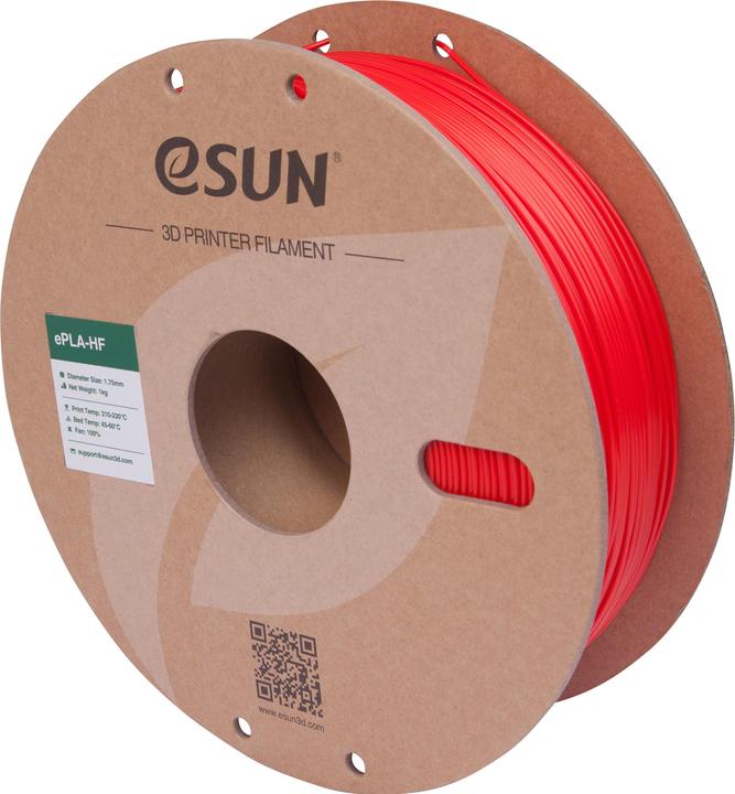 Immagine prodotto eSUN Filamento PLA ad alta velocità rosso 1,75 mm 1000g (PLA, 1.75 mm, 1000 g, Rosso)