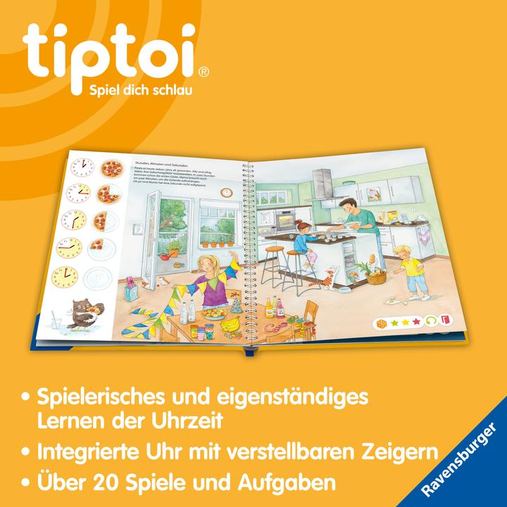 Produktbild tiptoi Meine Lern-Spiel-Welt: Uhr und Zeit (Deutsch, Silke Voigt, Heike Tober, 2024)
