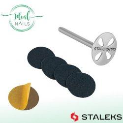 Actual product image Staples Pododisc Stainless Steel Extended Pedicure Disc with 5 Disposable Adhesive Pads 180 (Body lotion)