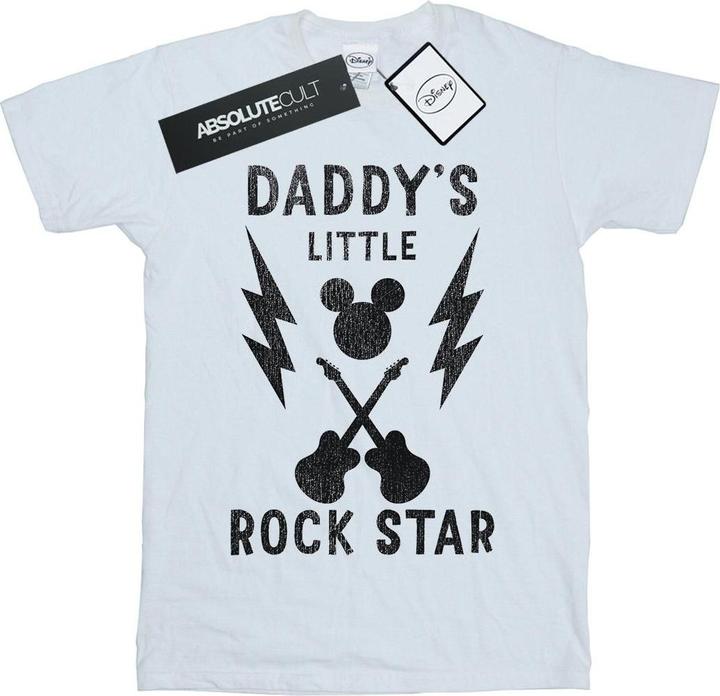Immagine prodotto Disney Mickey Mouse Daddy's Rock Star Maglietta Ampia Donna (L)