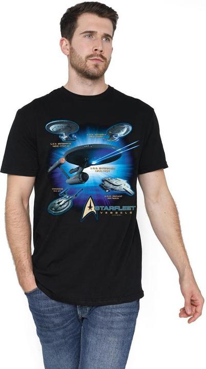 Actual product image Mens Starfleet Vessels T-Shirt (XXL)