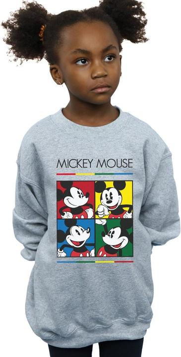 Immagine prodotto Disney Mickey Mouse Square Colour Felpa Ragazze (140, 146)