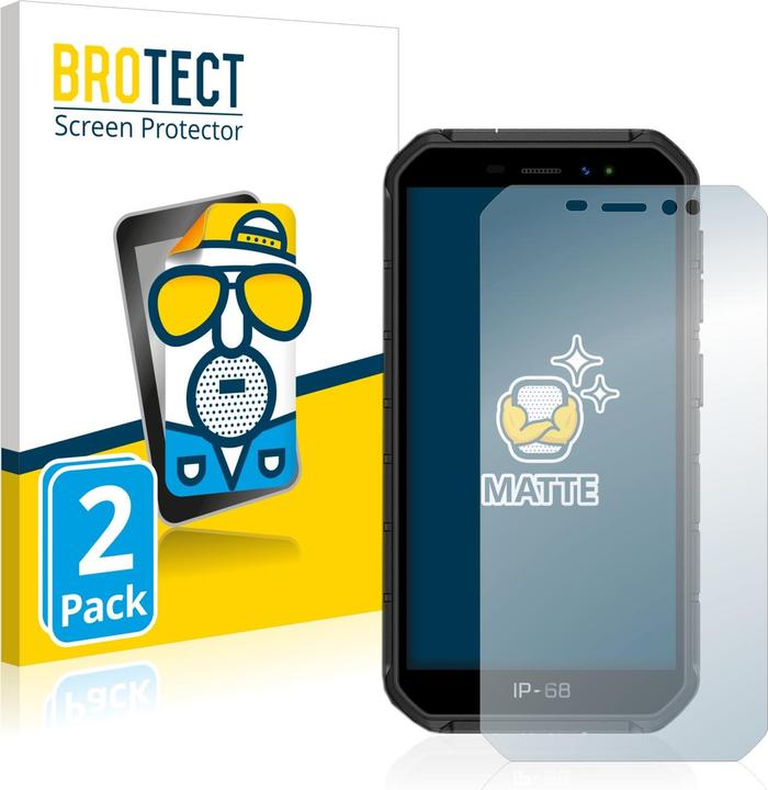 Produktbild BROTECT Entspiegelungs-Schutzfolie Displayschutz Matt (2 Stück, Ulefone Armor X7 Pro)